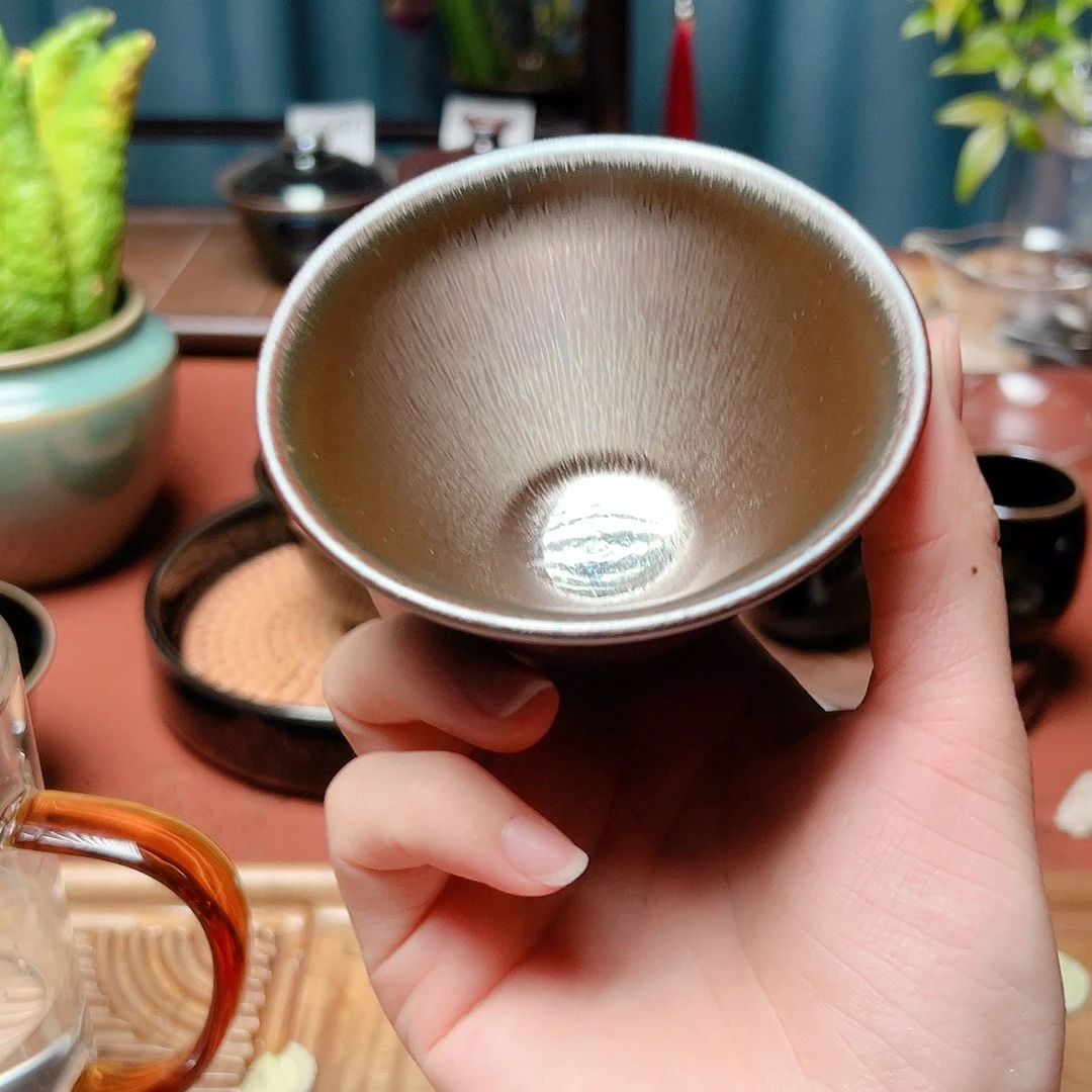 茶盏建阳建盏香槟毫主人杯