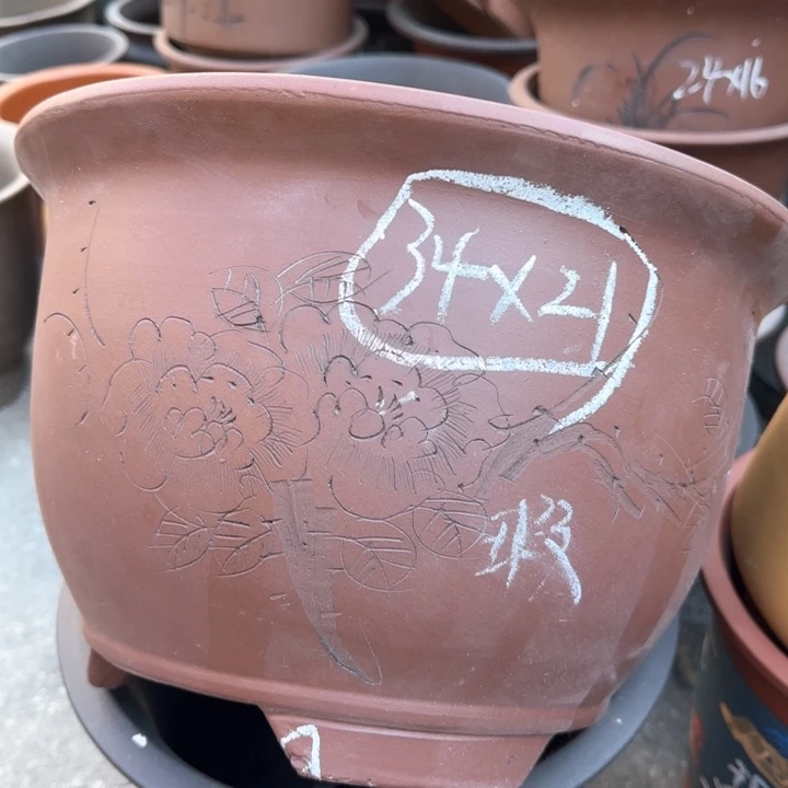 紫砂花盆特价清仓