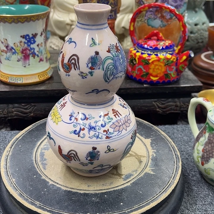 瓷片摆件设计和装饰效果