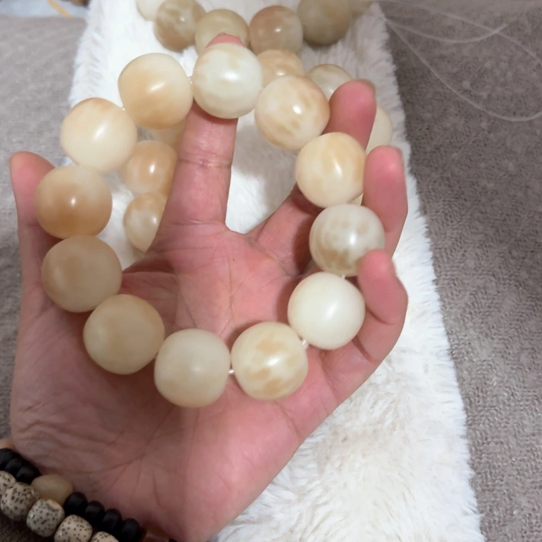 菩提根/象牙果手串锁*儿卡22冰透瓜