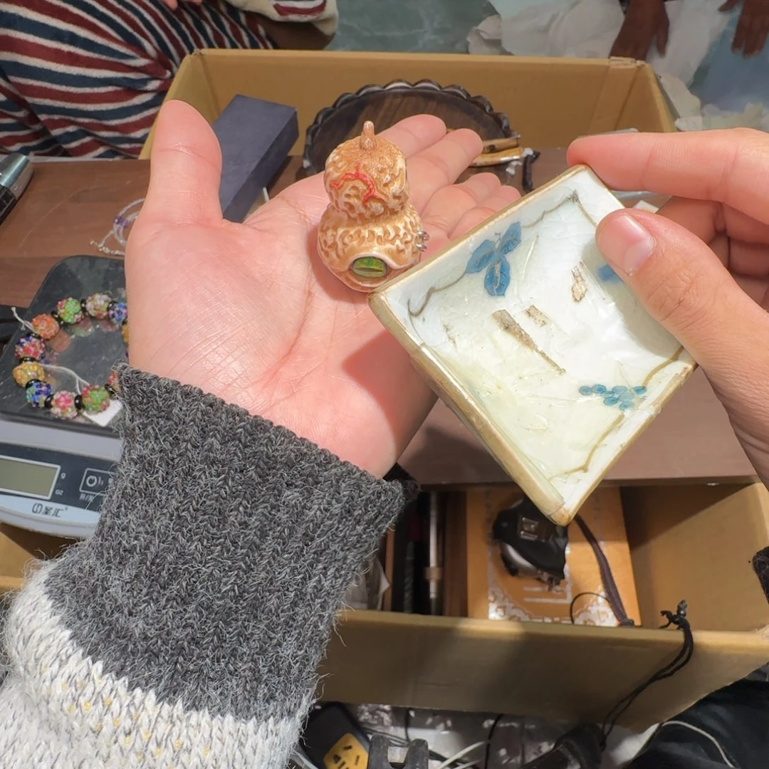 陶瓷孤品单件车里拍
