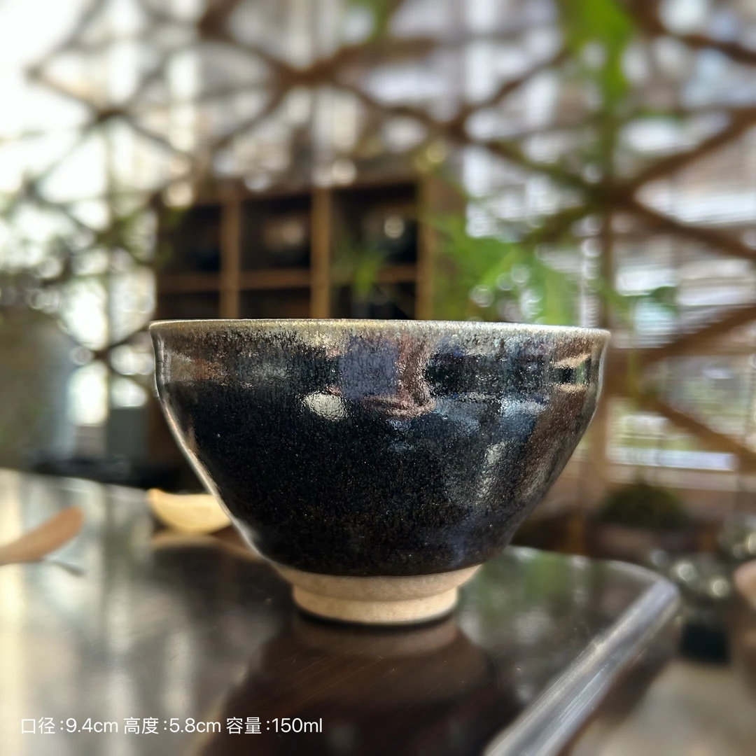 【乐盏堂，·江雪】龙窑柴烧 非遗名家严柳忠手作建窑建盏杯陶瓷