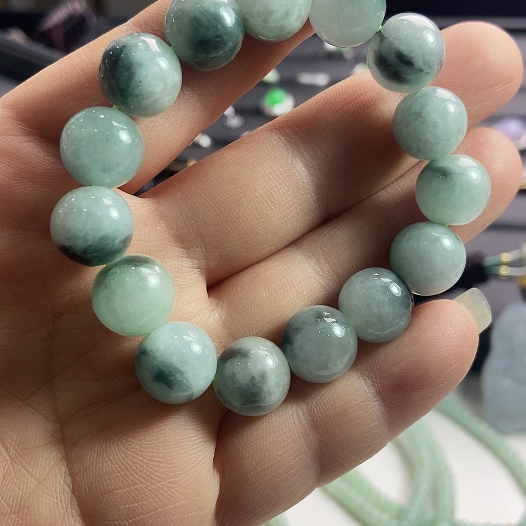 翡翠未镶嵌颈饰珠串