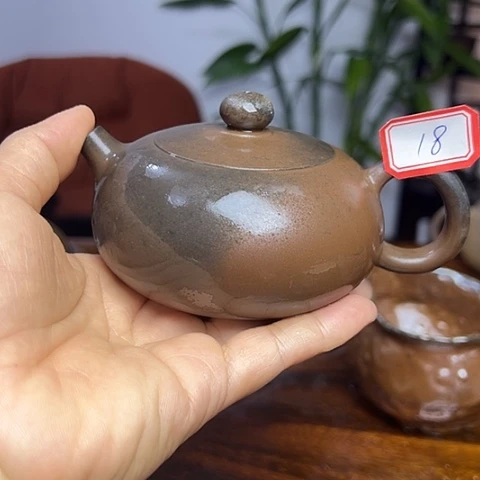 戬谷龙窑柴烧茶壶18