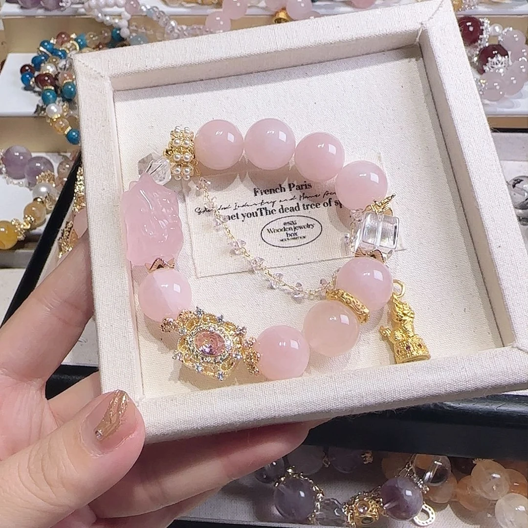 水晶手链未镶嵌把