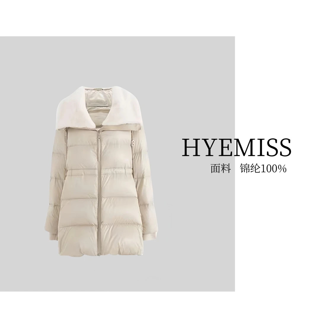 DW250414冬季新款锦纶时尚休闲简约保暖百搭气质羽绒服