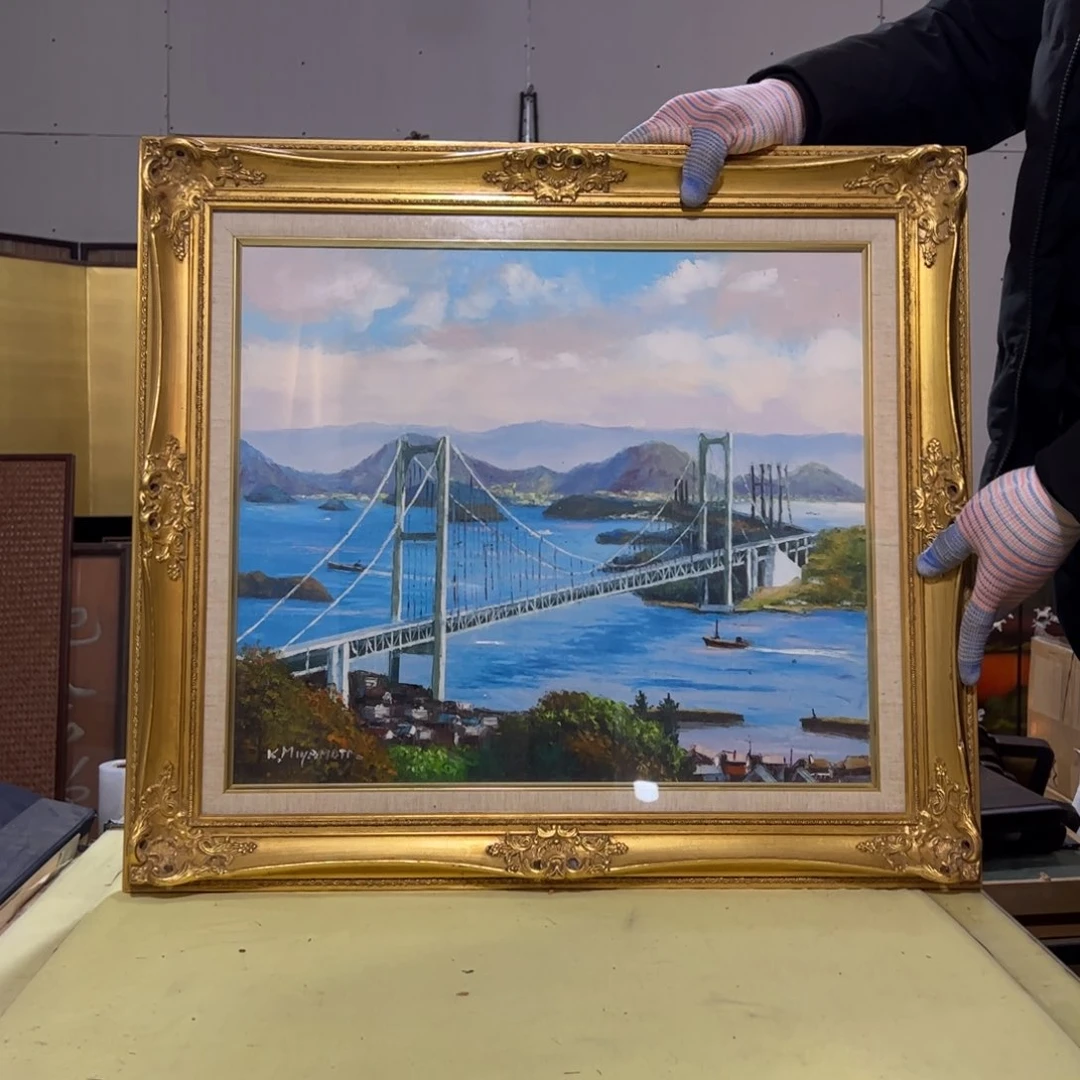绘画同**歌屏风框画茶空间设计