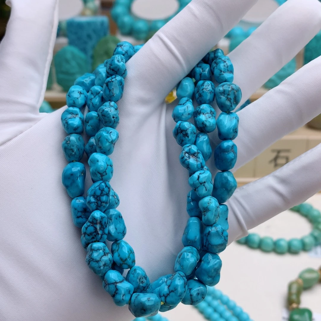 绿松石未镶嵌挂件