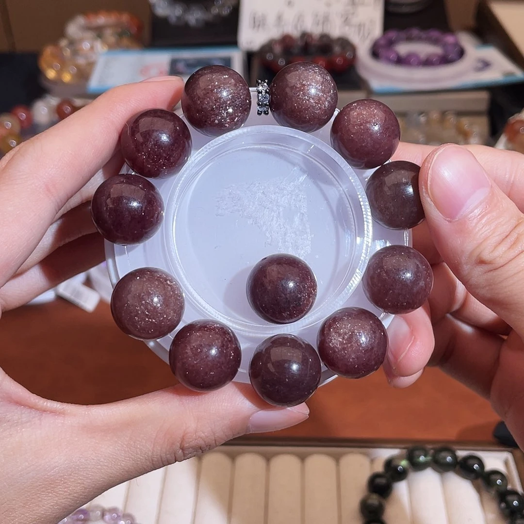 手链水晶未镶嵌车厘子草莓晶17.5m