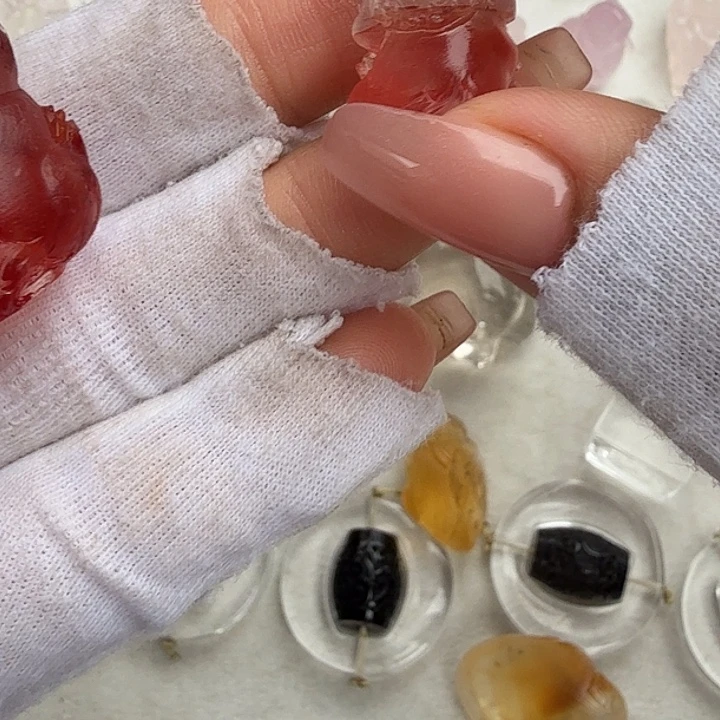 粗***麻车挂未镶嵌水晶水晶