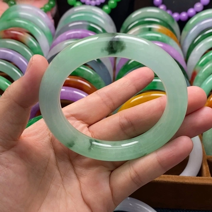 爱***菜仿水晶非金属高端手镯
