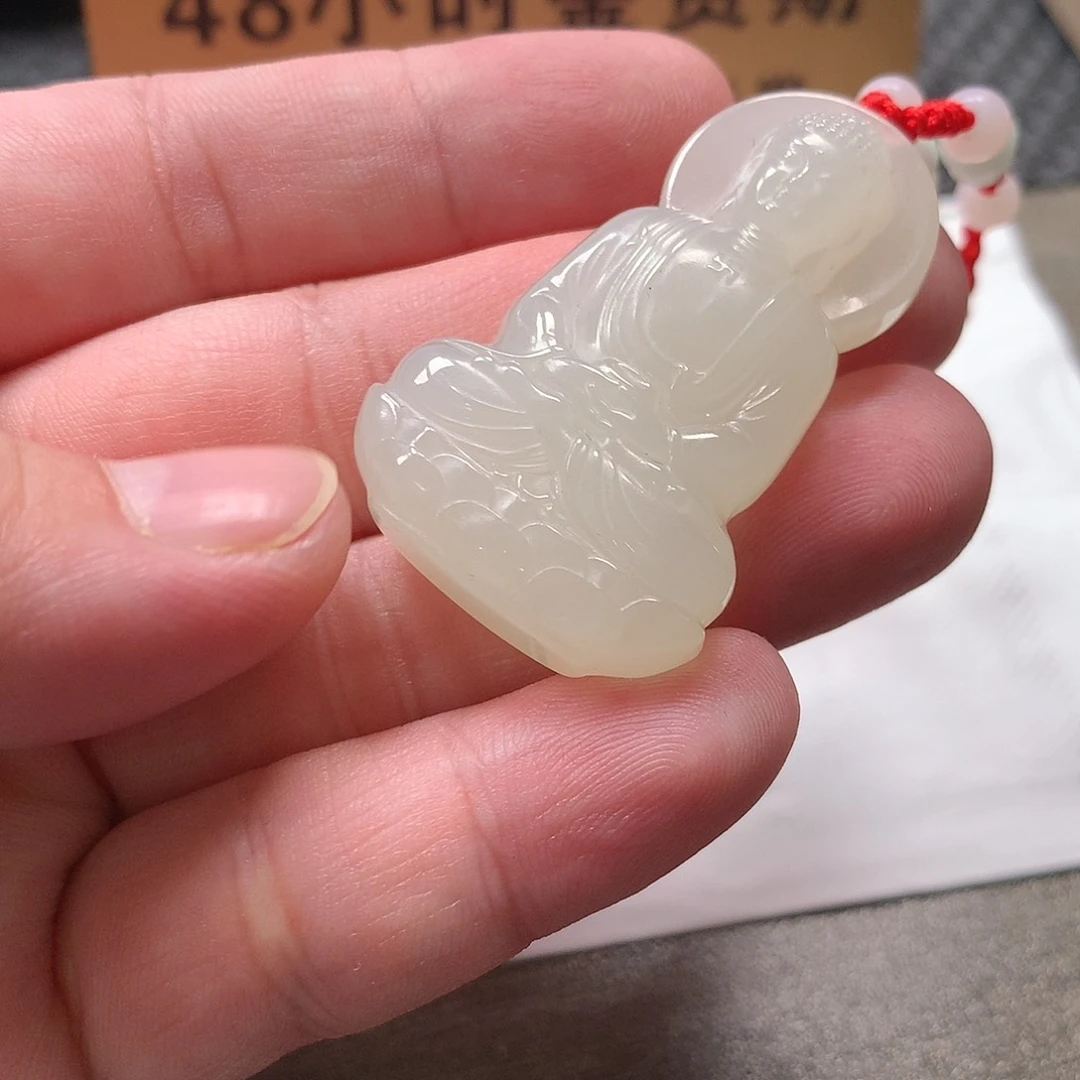 颈饰未镶嵌和田玉如来