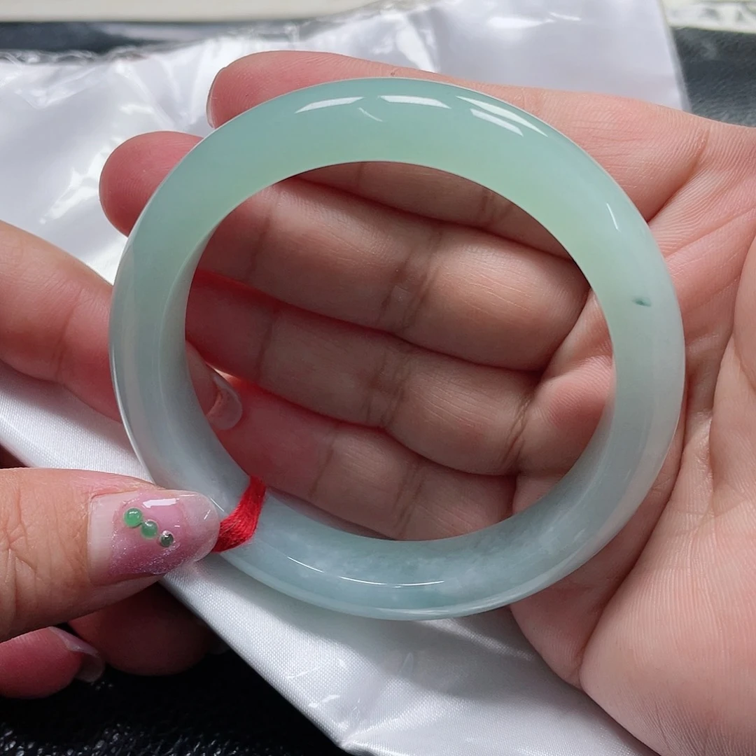 未镶嵌手镯（圆镯）翡翠缅甸翡翠手镯58圈