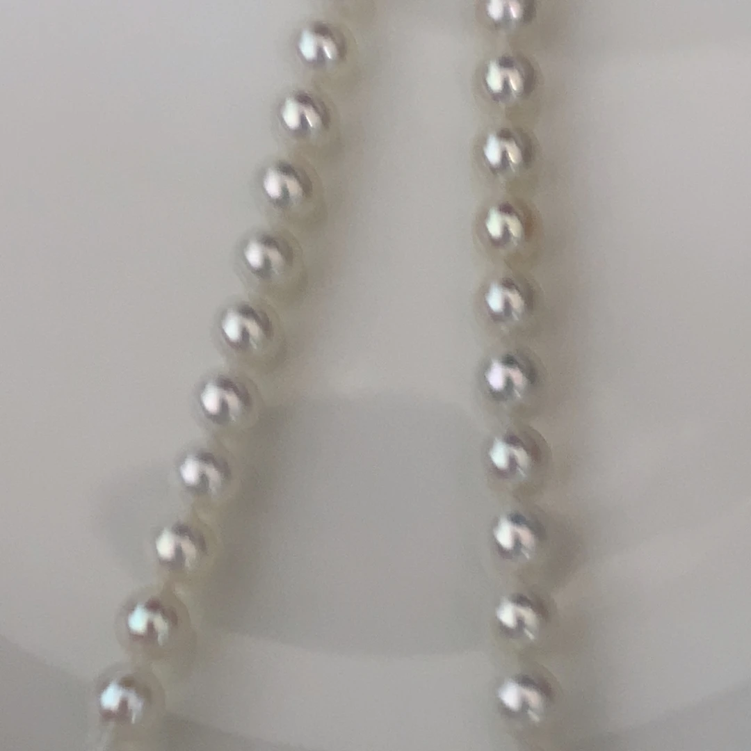 奥***特淡水珍珠银S925镶嵌项链