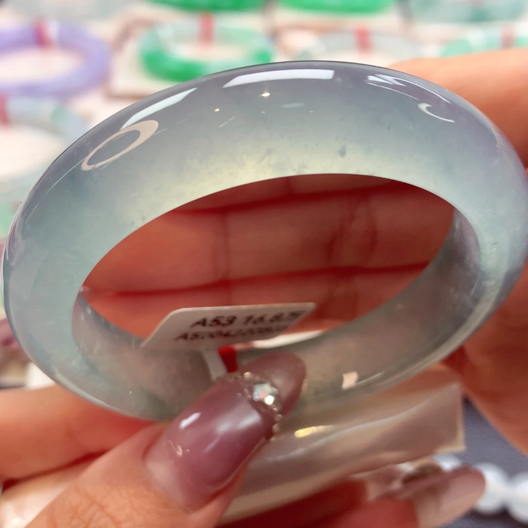 未镶嵌手镯翡翠正圈14号66