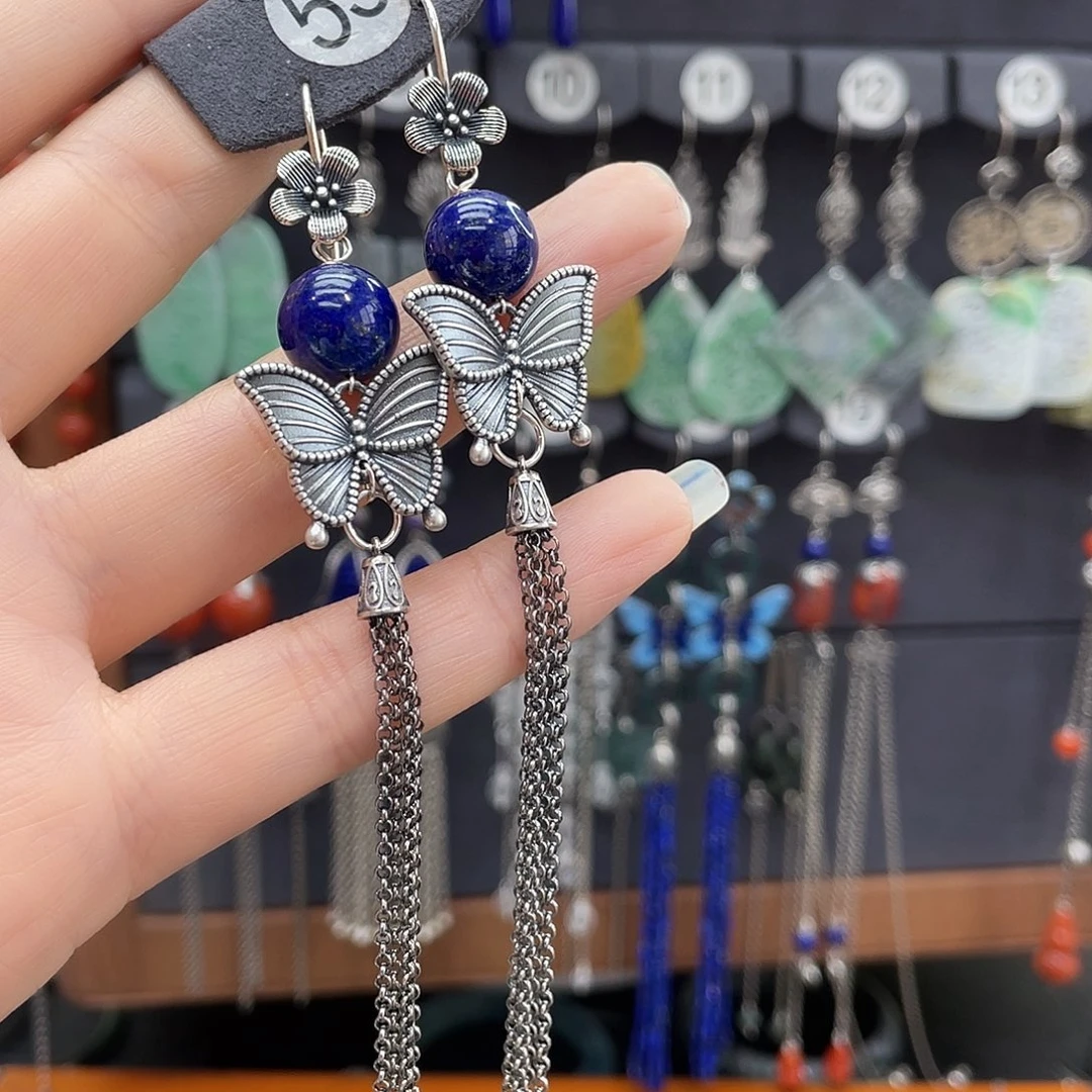 查罗石耳钉银S925镶嵌莉****）563ghnjhhj