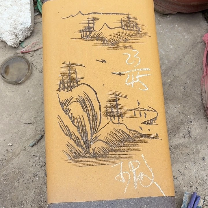 宜兴紫砂花盆，现货发