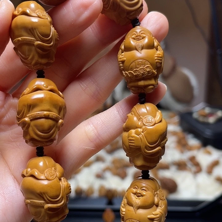 手串/手链橄榄核黄胖财神