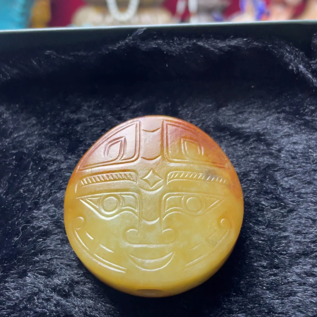 竹****和田玉未镶嵌挂件