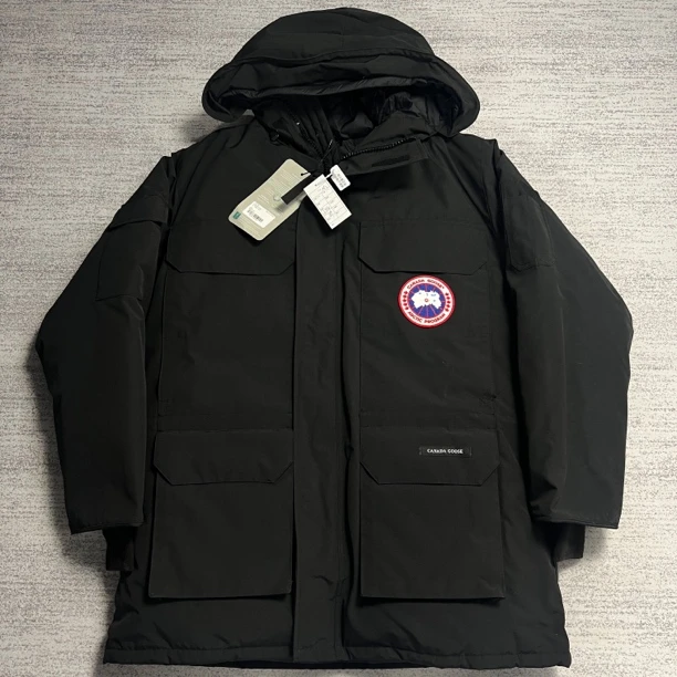 未使用 CANADA GOOSE 加拿大鹅 新款黑色远征expedition羽绒服 M