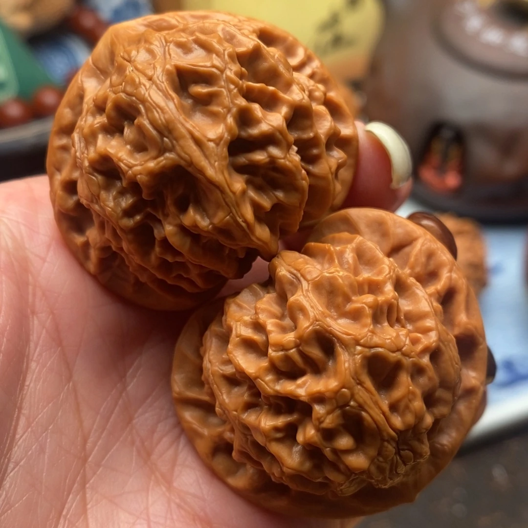 把件文玩核桃42尺寸宫灯狮子头