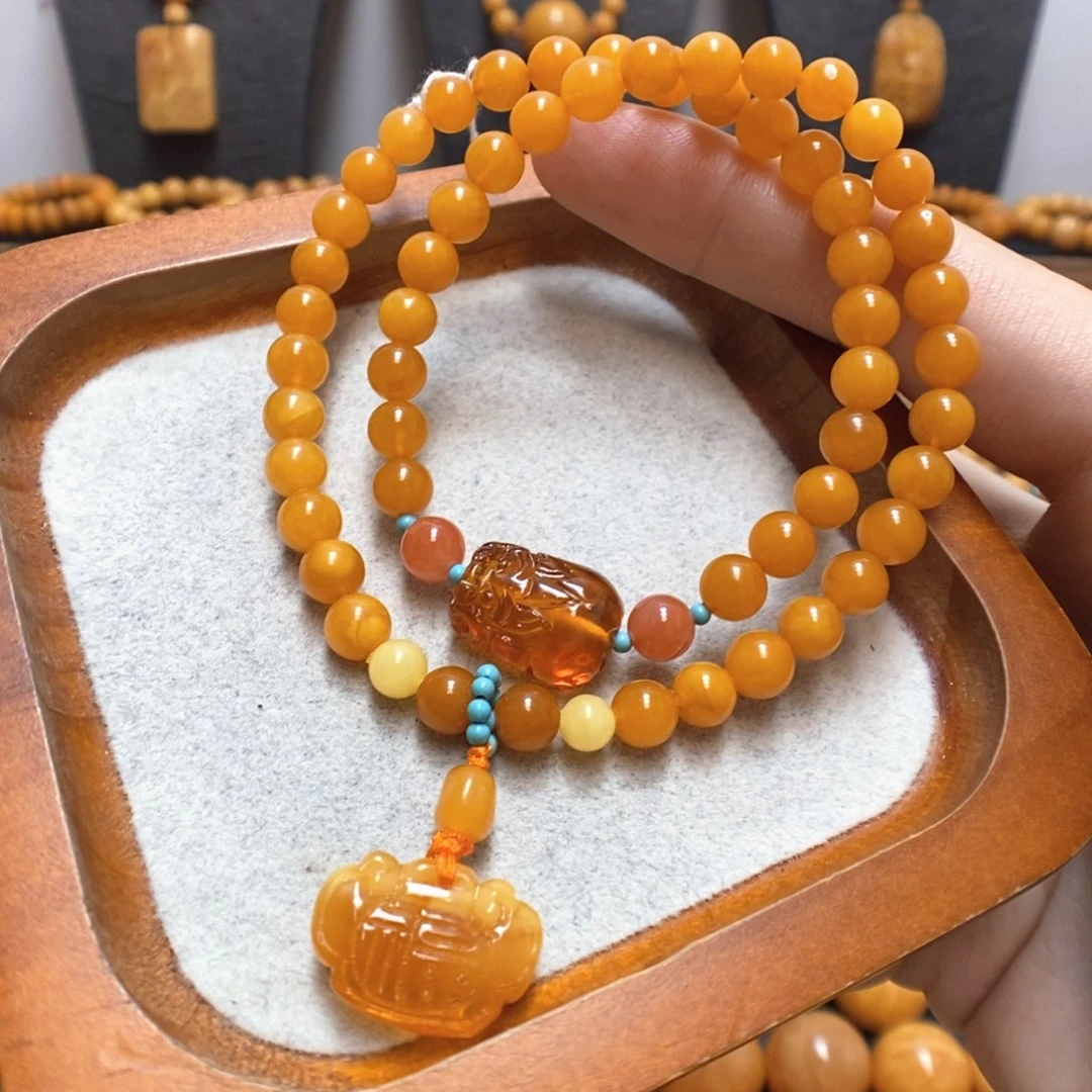 手链蜜蜡未镶嵌蜜蜡