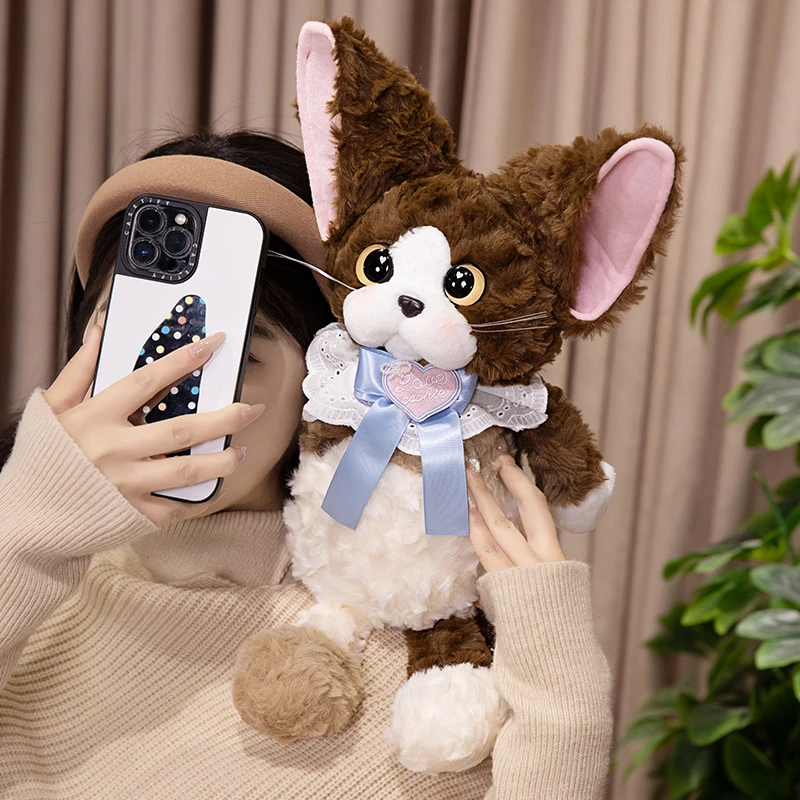 超可爱德文卷毛猫跑跑系列精致猫咪跑跑玩偶娃娃公仔时尚少女心