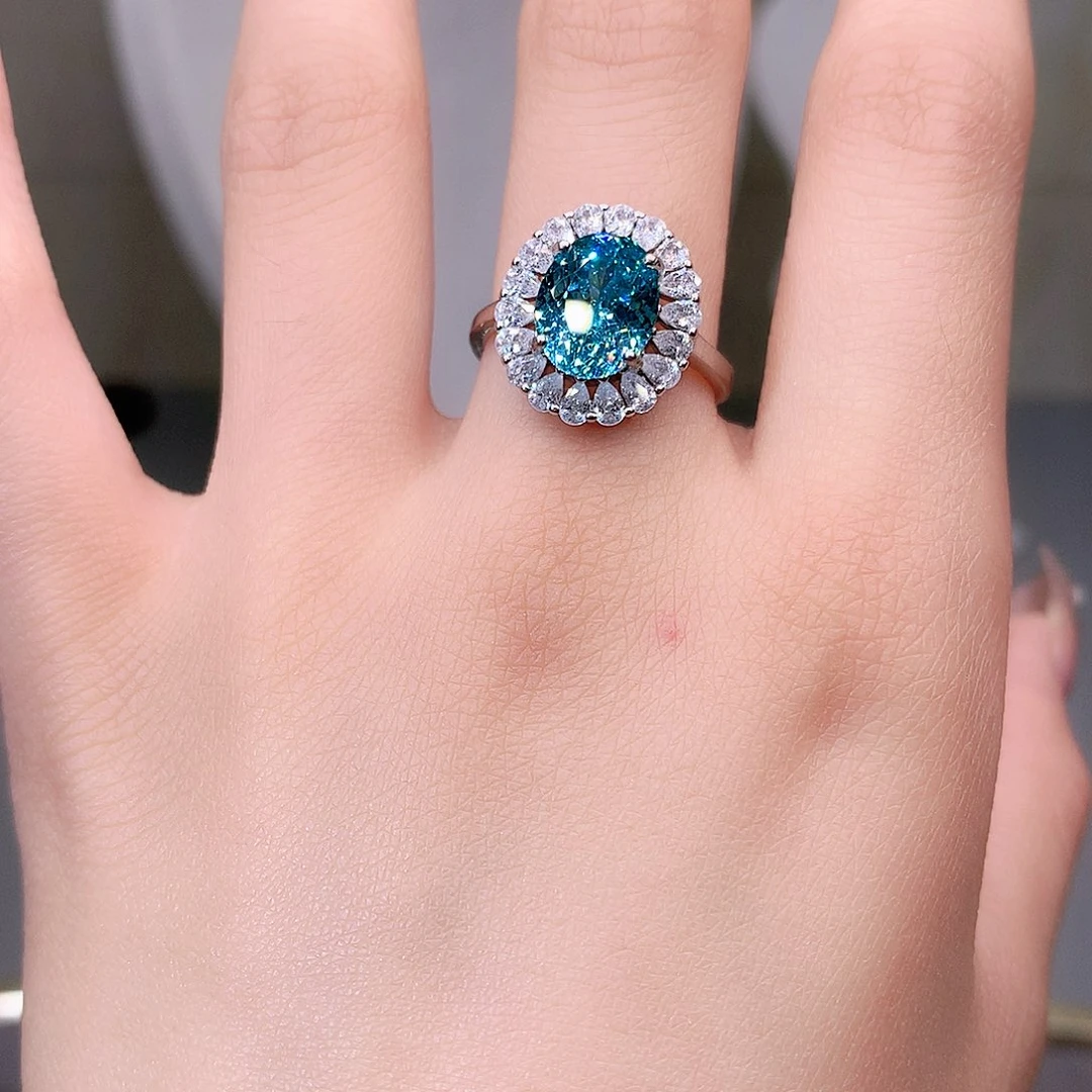 碧玺戒指银S925镶嵌111111111