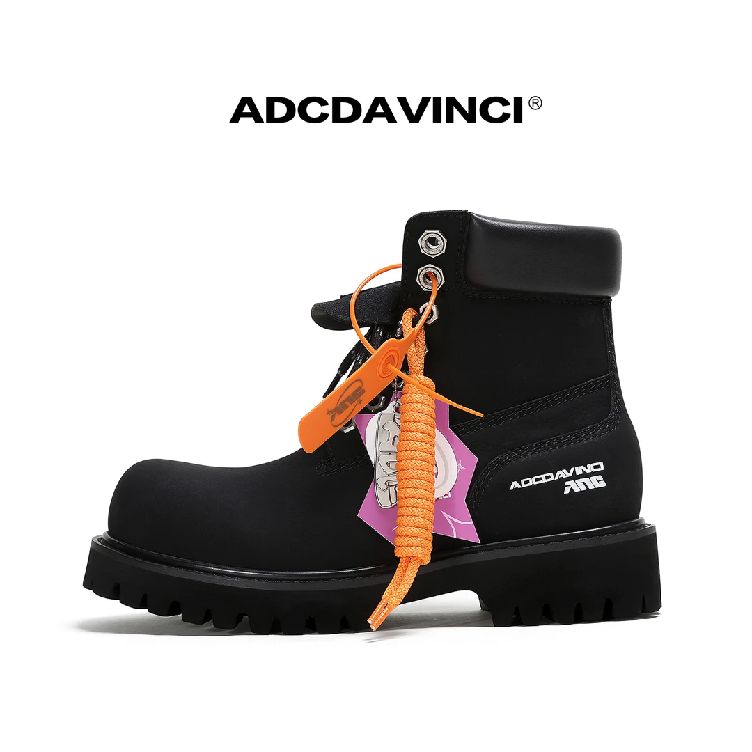 ADC达芬奇 星尘系列 侧拉链男女新款马丁靴（加绒和基础2款可选）