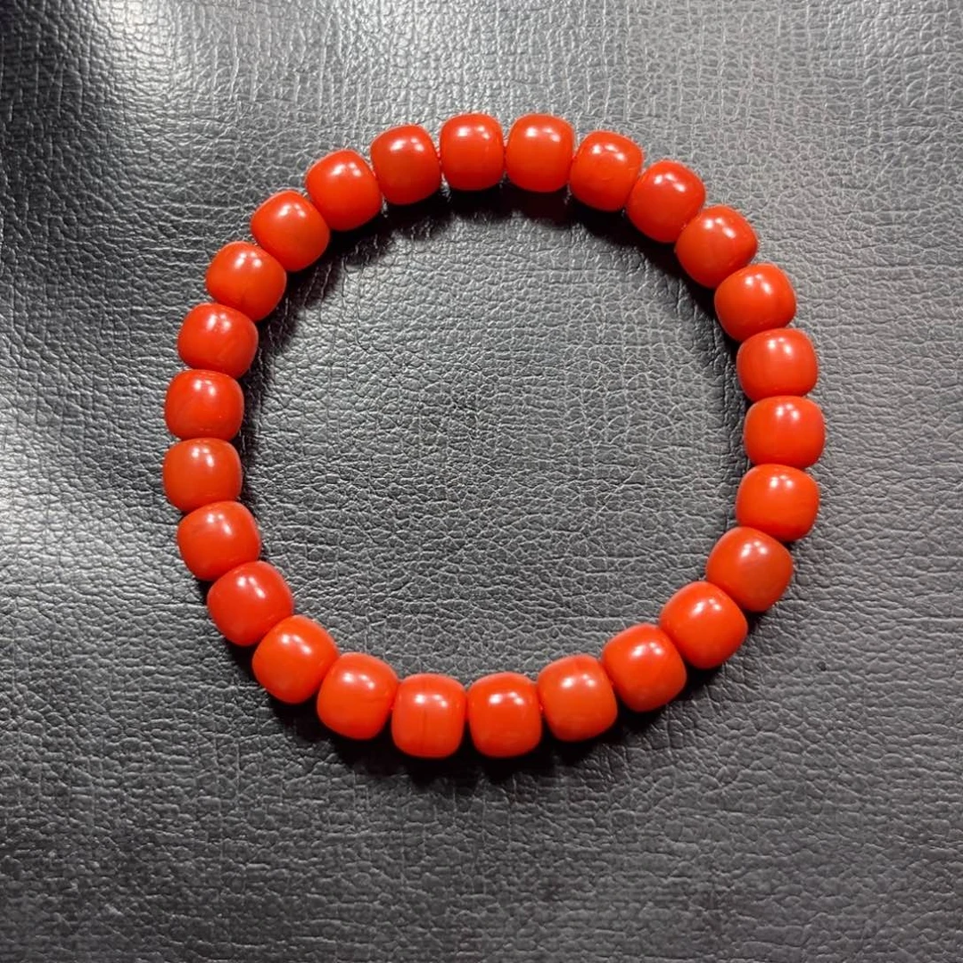 南红玛瑙未镶嵌卡8老型单圈