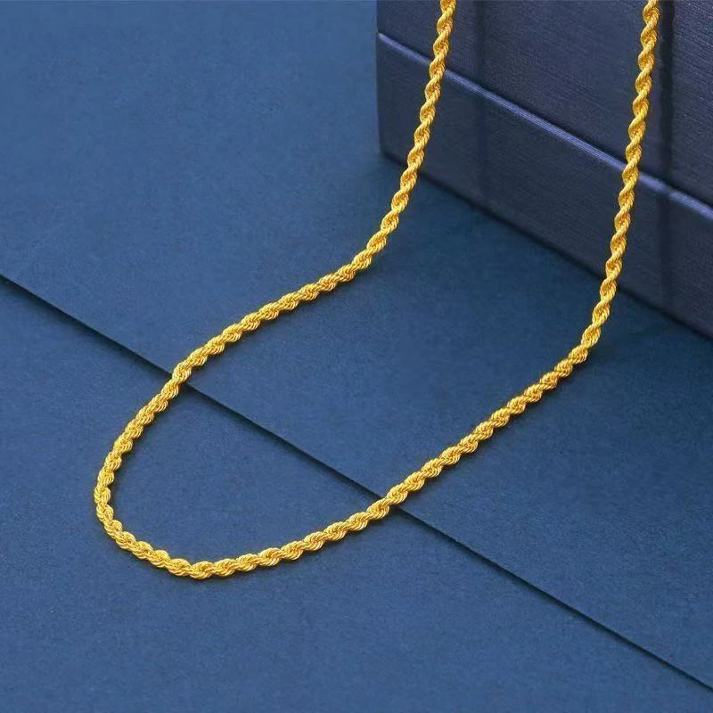 834-实心麻花精美素链结实工艺家居饰品