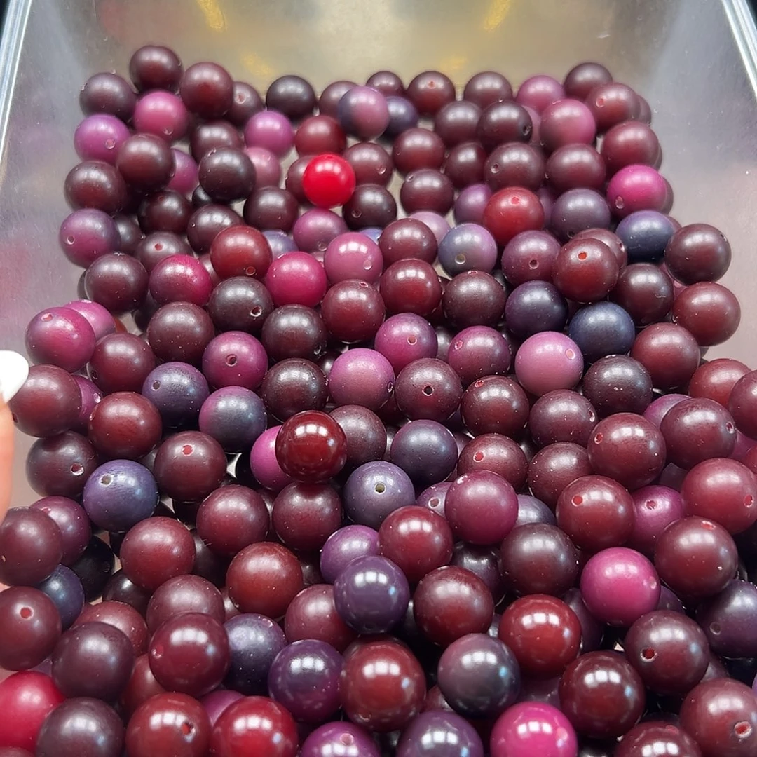 菩提根/象牙果手串微瑕卡14车厘子混350颗