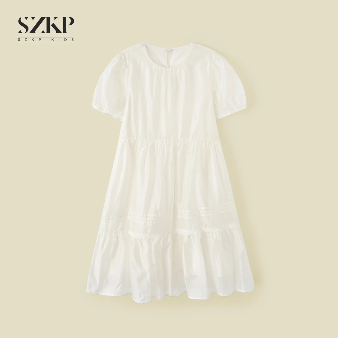 SZKP夏季新款女童装洋气裙子中大童时尚休闲儿童连衣裙BGQX551811