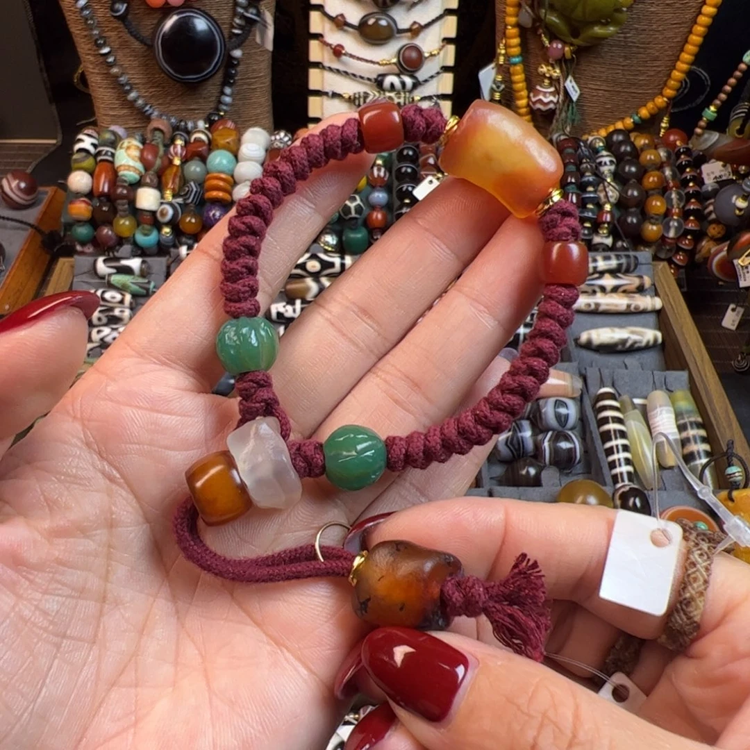 玛瑙/玉髓未镶嵌项链