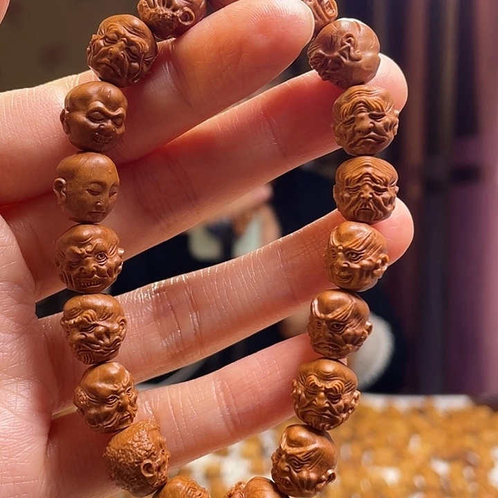 手串/手链橄榄核龙纹桃核
