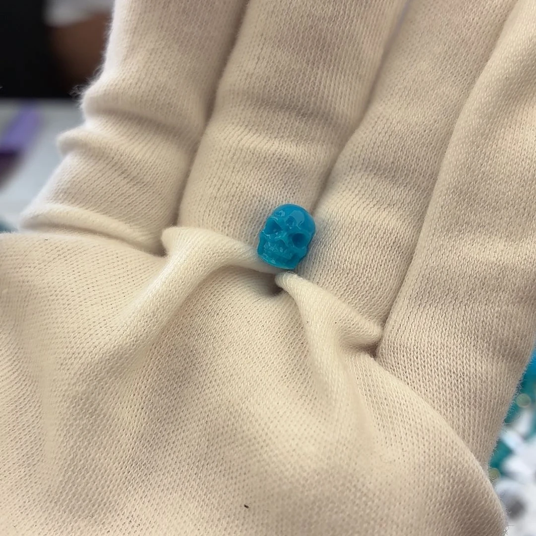 未镶嵌绿松石绿松石8×6.5mm