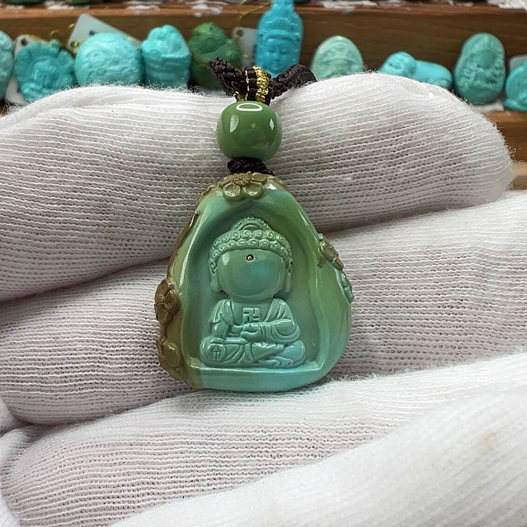 绿松石无相佛 未镶嵌