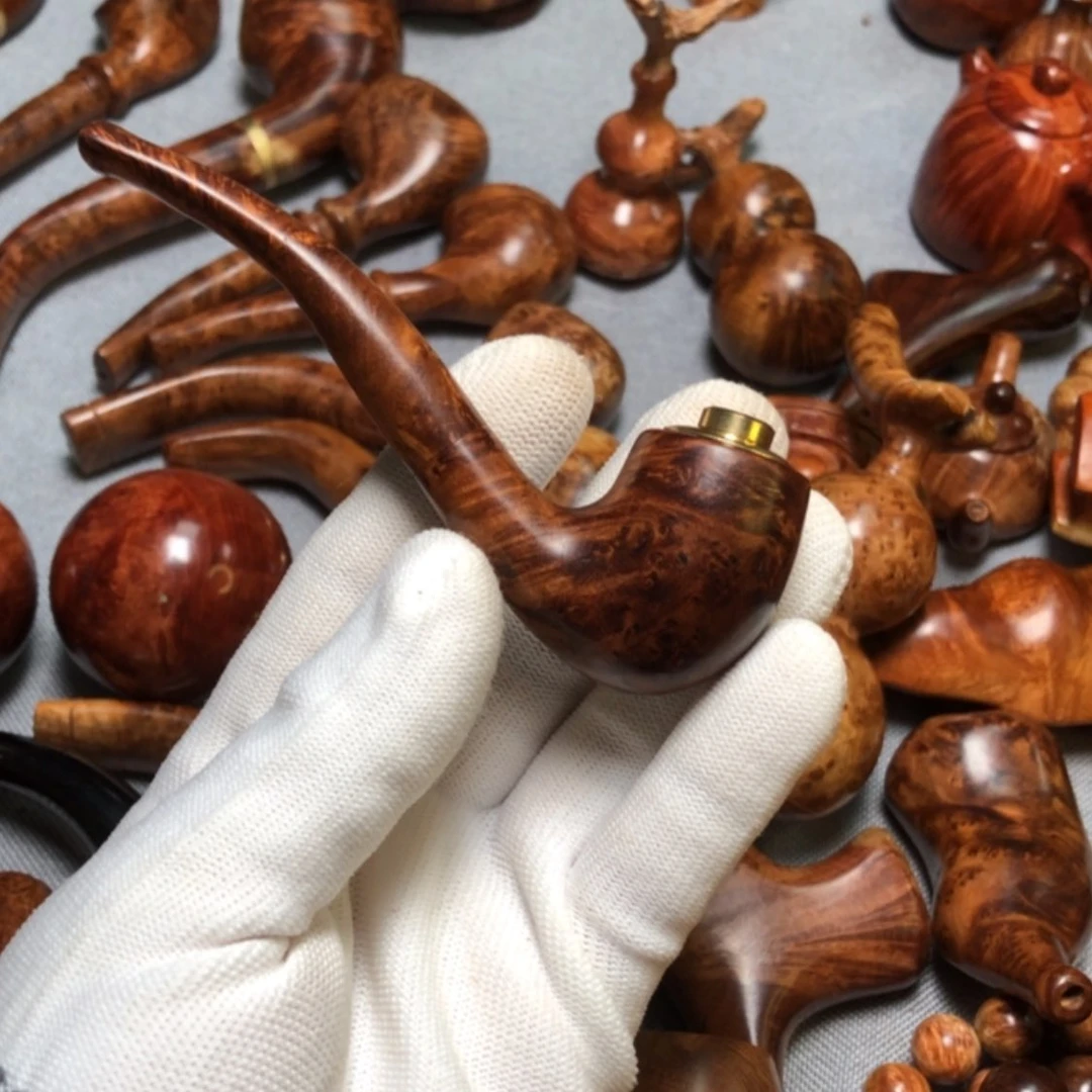 【闪购商品】木麻梨疙瘩火琉璃手把件