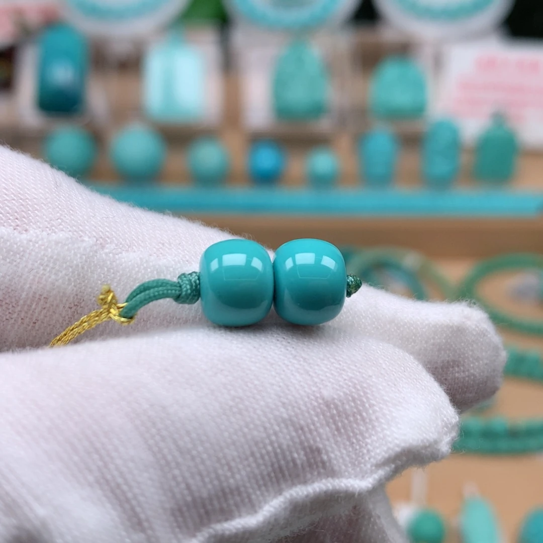 绿松石未镶嵌珠宝奇石8.5mm
