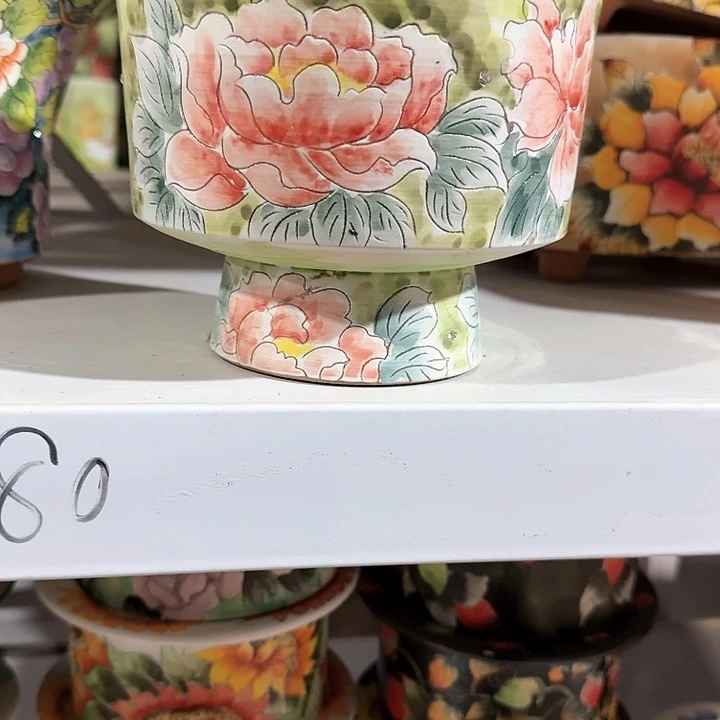 紫砂花盆文姐花盆