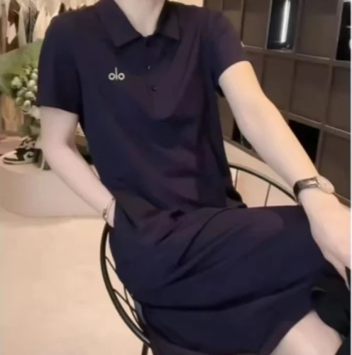 夏季新款POLO领设计感时尚百搭显瘦连衣裙女