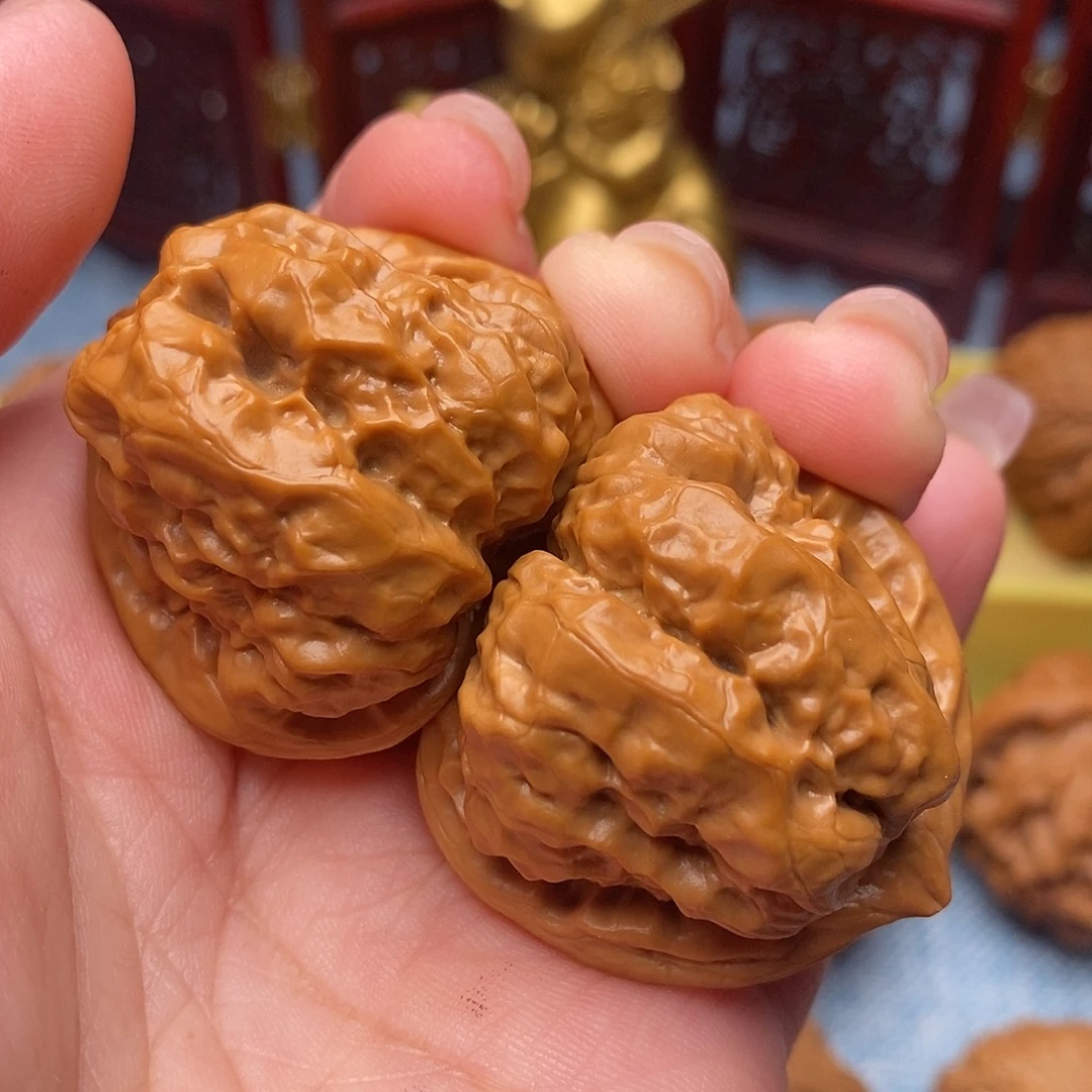 文玩核桃把件37全品毕业四开背延庆蛙