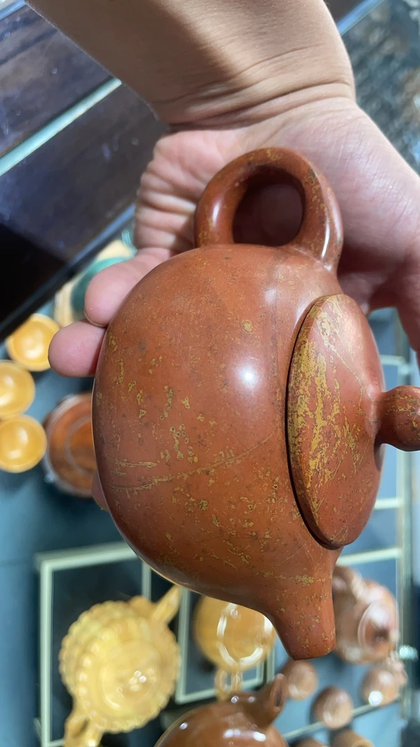 泗滨泗水砭石茶壶