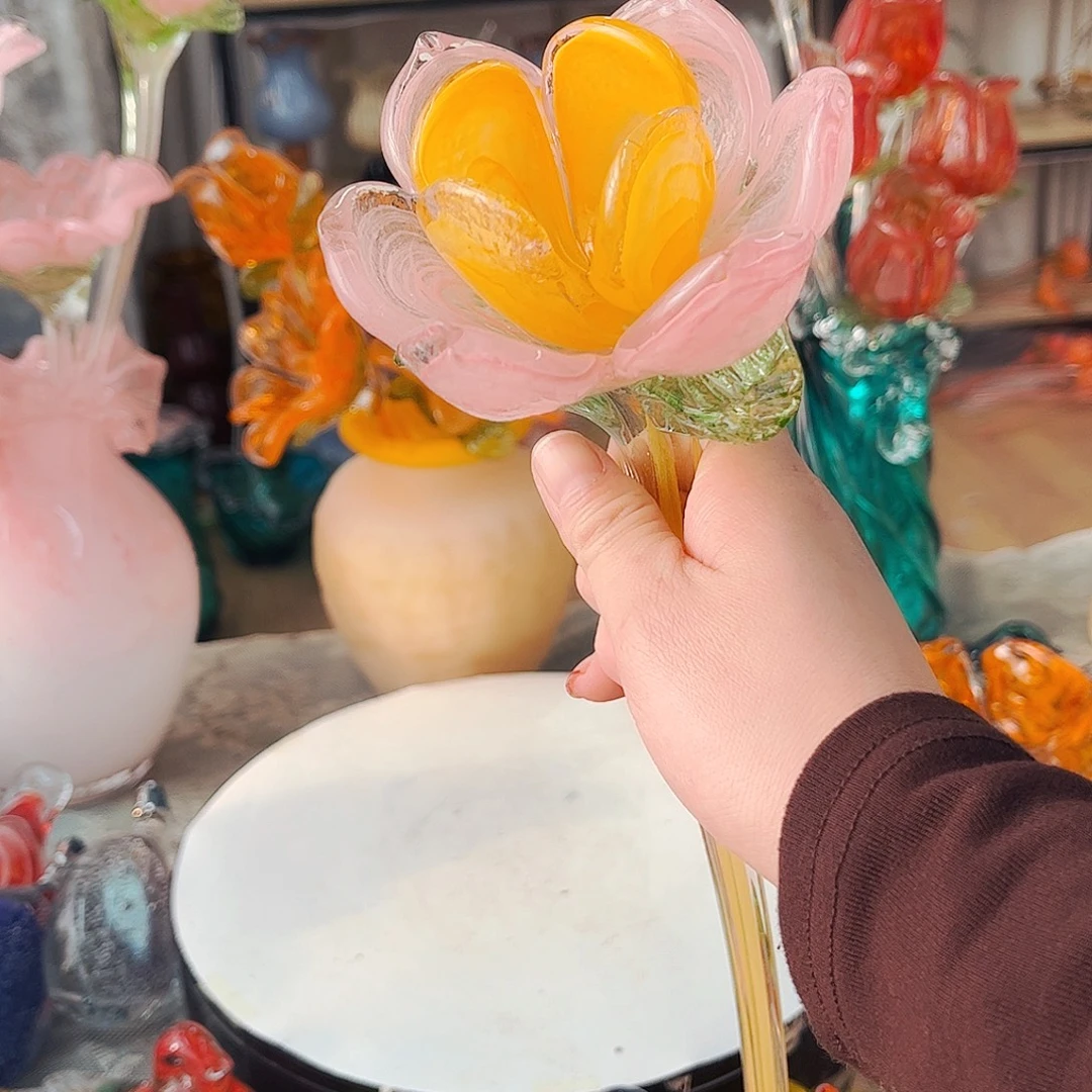 瑕荷花不退不换家悦花瓶花器