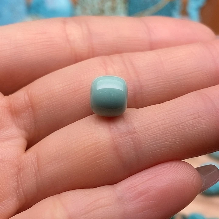 绿松石未镶嵌原矿高瓷无优化绿松石