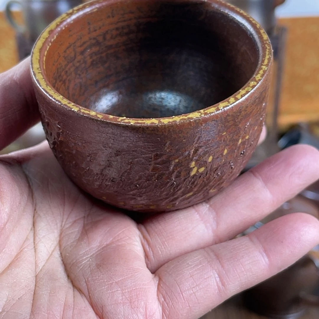 【闪购商品】金****生柴烧主人杯微瑕100毫升左右