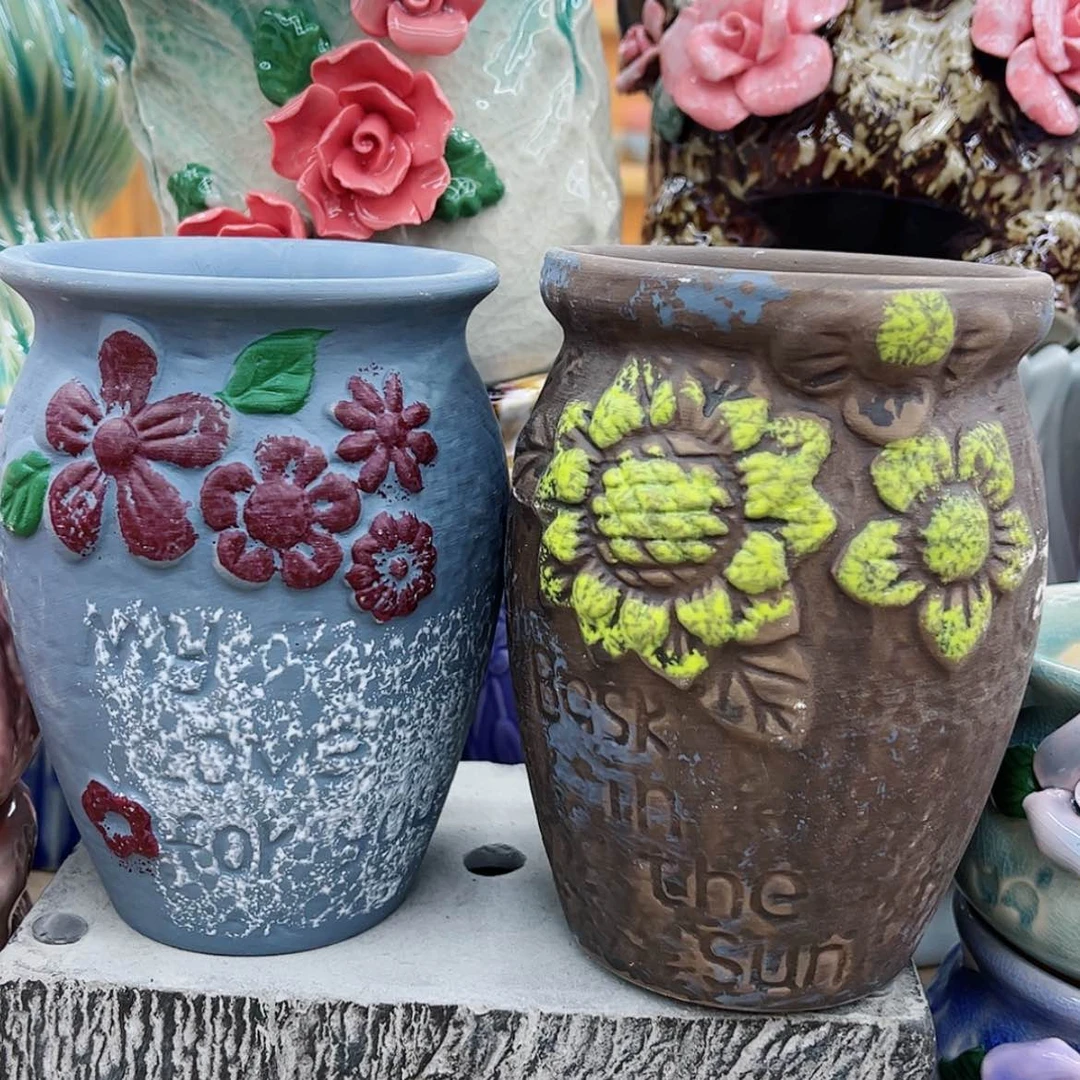 【闪购商品】陶瓷花盘