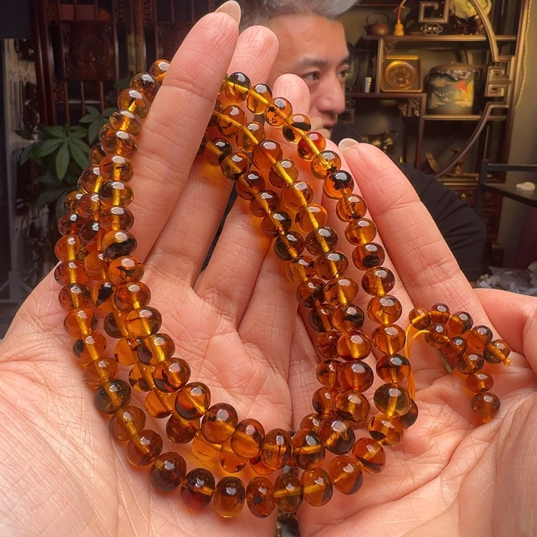 幸***门琥珀未镶嵌裸石抚顺琥珀20009-6八