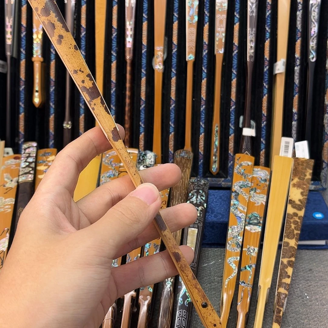 扇子9*%纯手工制作的