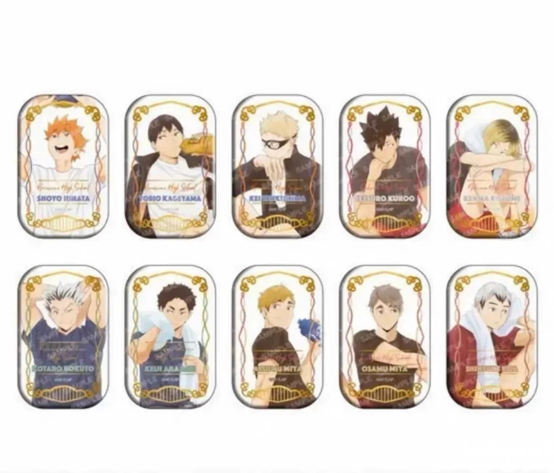 【排球少年】旧坐姿方或新坐姿方吧唧徽章 混池不记柄